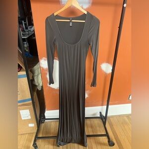 Dark Gray Skims Maxi dress size Medium
